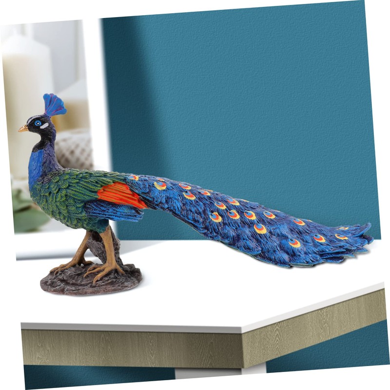 GRIRIW Wedding Decor Peacock Statue Ornament Home Tabletop Peacock Adornment