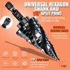 Four Spiral Flute Step Drill Bit for Metal,M35 Cobalt Unibit