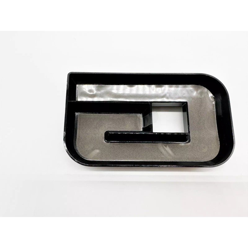 Auto Front GMC Red Black OVERLAY Emblem Badge Fit 2023+