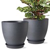 Sylvainvik 18 inch Large Plant Flower Pots Planters Outdoor Indoor