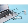 HOTJOJO 3 Pack Bifocal Reading Glasses for Men, Blue Light