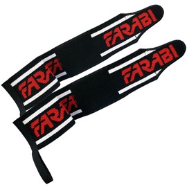 Farabi Wrist Support Gym Fitness Straps Strengthen 21" Long Pair