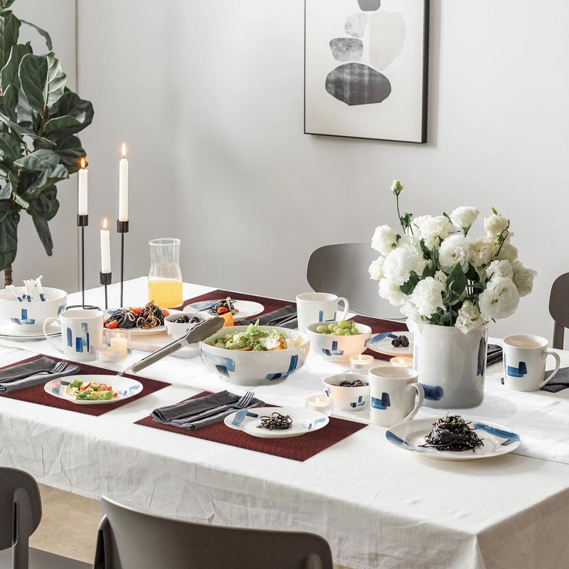 Lumaca Set of 6 Washable Placemats (70% PVC and 30%