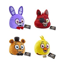 Funko FNAF Five Nights at Freddy's - Set of 4 Reversible Heads Plush - Freddy, Foxy, Bonnie and Chico