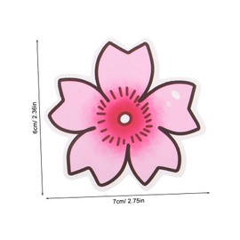 Gadpiparty 100pcs Sakura Flower Stickers: Pink Cherry Blossom Decals for Phone Cases Laptop Suitcase Scrapbooking Journaling Car Accessories