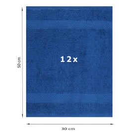 Betz Palermo Guest Towels 100% Cotton Size 30 x 50 cm Pack of 12