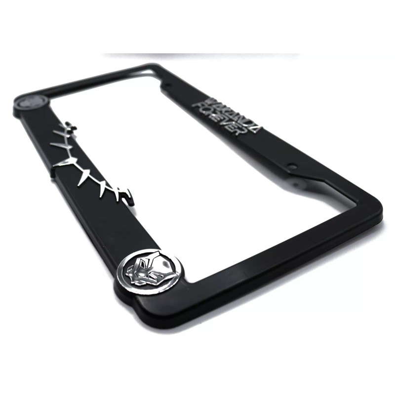 LP Frameworks Black Panther "Wakanda Forever" 3D Raised License Plate