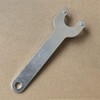 Bztoolbox 2Pcs Angle Grinder Wrench, Lock Nut 2 Prong Zinc