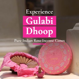 Boond Gulabi Dhoop - Pure Indian Rose Incense Cones