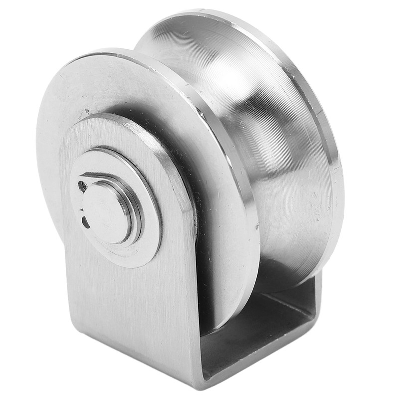 U Type Groove Wheel Stainless Steel Track Pulley for Sliding