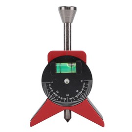 Pipe Center Finder, Stainless Steel Pipe Fitting Tools Universal Center Finder Tool, Pipe Marker Centering Tool with Y-Type Base Fitted and Dial Bubble Protractor for Pipe Fitters