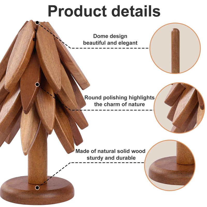 Trivets for Hot Dishes, Tree Trivet Set, Trivets for Hot