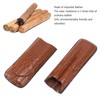 2 Finger Cigar Case Portable Waterproof Lightweight Artificial Leather Cigar