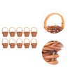 DOITOOL Miniature Mini Baskets Basket 10 Pcs Mini Shopping Basket