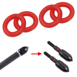 Pack of 100 O-Rings for Broadhead Archery Arrowhead Rubber Bands Replacement Arrowhead Nozzle Outer Diameter 5 mm Inner Diameter 3 mm Diameter 1 mm Red