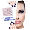Baluue 2sets False Eyelashes Wispy Cat Eye Lashes Lash Extensions