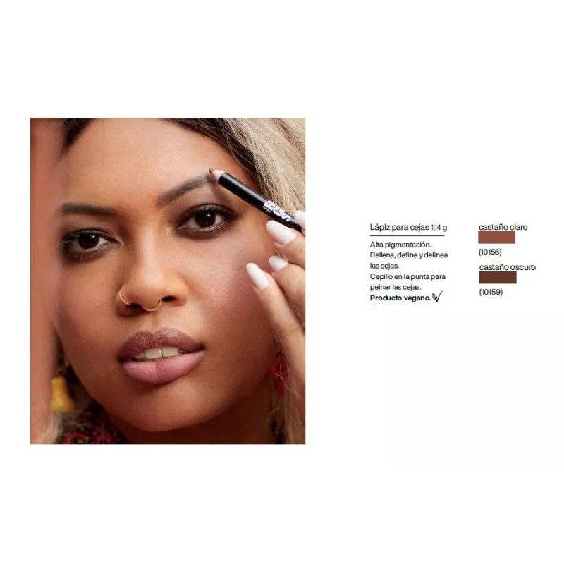 Natura Faces Lápiz Para Cejas Castaño Claro 1.14 Gr