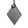 Shungite-Tolvu Raw Shungite mineral pendant "Responsivenes