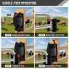 2 Pcs Farm Gate Latch, Heavy Duty 2 Way Gate