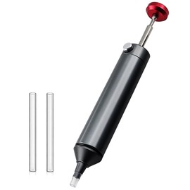 Engineer Solder Suction Device, Vacuum Solder Removal Pump, Solder Suction, Vacuum Solder Absorption, Tin Remover, Heat Resistant, Strong Suction Power, Welding Assistance, One-Handed Operation, Easy