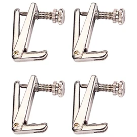 Violin Hardwood Unassembled Tailpiece By Zest Violin Fiddle in 4 Sizes 4/4 to 1/4 with 4 Silver Fine Tuners (3/4 Unassembled)