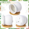 Remerry 6 Pcs 3.5 Inch DIY Ceramic Succulent Pots for