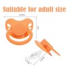 Landofgenie Adult Size Large Shield Pacifiers Butterfly Shaped Cutie Pacifier