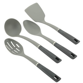 Circulon Solutions 4-Piece Nylon Tool Set, Oyster Gray