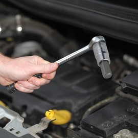 9Pcs Hex Bit Socket Set Sturdy Allen Key Sockets Professional 3/8inch Drive Drill Metric Tools Kit Durable Impact Socket Set Size from 2mm to 10mm Tool