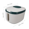 Rice Container Bug Proof Odorless Airtight Rice Box with Clear