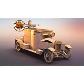 IDAPテクノロジー 1/72 ベルギー ミネルバ装甲車 レジンキット PD72013 (戦闘車両)