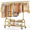 EAGMAK Heavy Duty Clothes Rack Load 556 LBS, Rolling Clothing