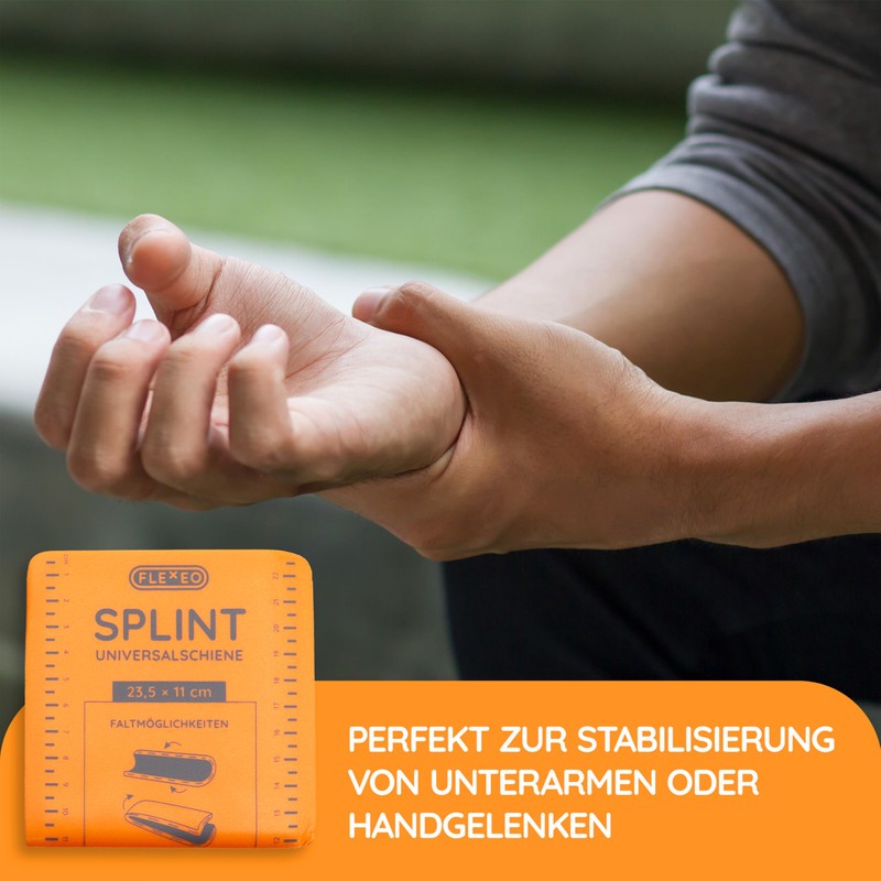 FLEXEO Splint Splints | 4-Piece Rail Set for Fixing and