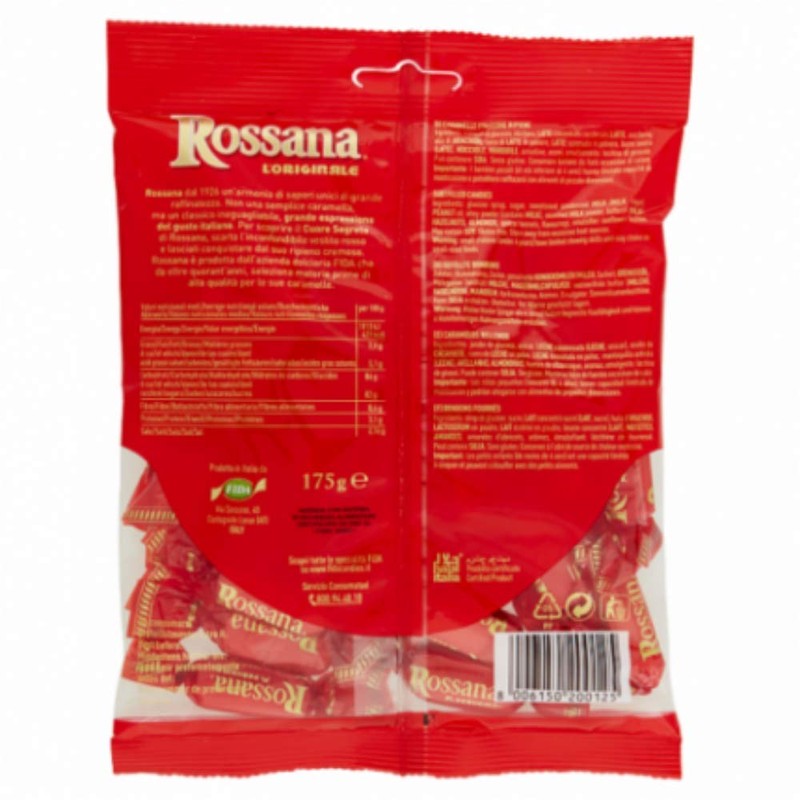Fida Rossana Candies 175g , 6.17oz (Pack of 4)