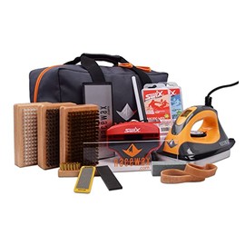 RaceWax Digital Elite Ski Snowboard Tuning Kit: Complete Edge-Base Tools, Wax, Iron