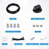 Differential Breather Kit Remove Air Pressure from Differentials Transmissions Transfer