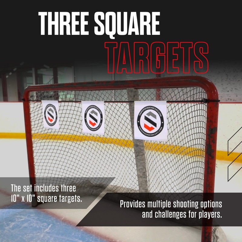 Snipers Edge Hockey - Shooting Targets - Fits Inside Goal,