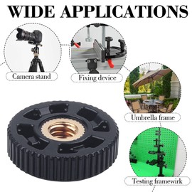 Happara 12 Pack T-Track Knob Kit, 12 Skeleton Knobs, 1/4-20 Threaded Bolts and Washers, T-Track Bolts for Woodworking Jigs and Fixtures