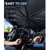 Premium Car Windshield Sun Shade Umbrella for Parked Cars –