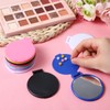 80pcs Mini Round Folding Mirror Portable Pocket Mirrors Compact Mirrors