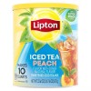Lipton Iced Tea Mix, Peach Sweetened Iced Tea, Makes 10 Quarts