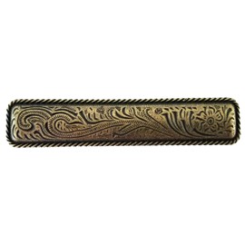 GENUINE TEXAS BRAND Set of 6 Americana Drawer Handles in Antique Brass