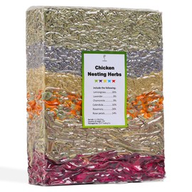 YIFULOWA Chicken Nesting Box Herbs 20oz Vacuum-Packed, Natural 6 Dried Herbs for Chicken Coop Freshness, Healthy Hens, Optimal Egg Production and Reduced Stress