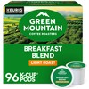 Green Mountain Coffee Roasters Breakfast Blend Single-Serve Keurig K-Cup Pods,