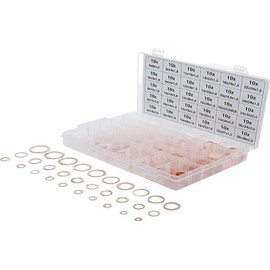 BGS 8142 Assortment of Copper Sealing Rings 300 pieces)