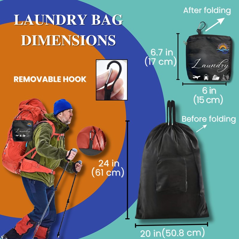 Travel Laundry Detergent Sheets and Travel Laundry Bag – Laundry
