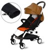 Demiawaking PU Leather Baby Stroller Steering Wheel Cover Arm Handle