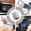 Acquwistach 4Pack Travel Pill Organizer with 64 Stickers - 10