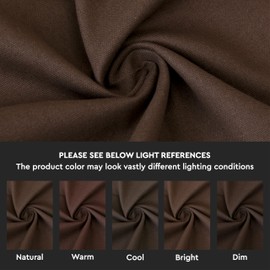 Encasa XO Cotton Cushion Covers, Set of 2, 16 x 16 in (40 x 40 cm) - Dark Taupe, No Insert, Simple Cushion Covers, Machine Washable, Indoor Use Only