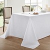 Aocoz Rectangle Tablecloth 60x84 Inch - White Table Cloths Stain